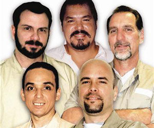 Cinco Héroes cubanos presos en EE.UU