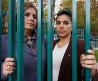 Olga Salanueva y Adriana Pérez, esposas de René González y Gerardo Hernández, dos de los Cinco Héroes cubanos injustamente prisioneros en los Estados Unidos