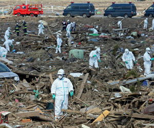 El terremoto de 9 grados de magnitud en la costa del Japón el 11 de marzo provocó un maremoto que devastó en minutos las ciudades del litoral nororiental del Japón. Foto Reuters