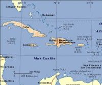 Mapa del Caribe