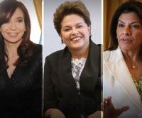 Cristina Kirchner, Presidenta Argentina; Dilma Rousseff, Presidenta de Brasil y Laura Chinchilla, Presidenta de Costa Rica