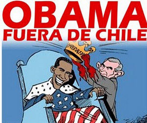 Protestas en Chile por la visita de Obama