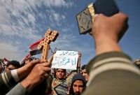 Protestas entre musulmanes y cristianos en Egipto