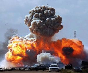 Bombardeos contra Libia