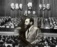Fidel en el 1er Congreso del PCC