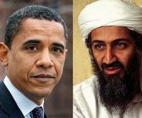 Barack Obama y Osama Bin Laden