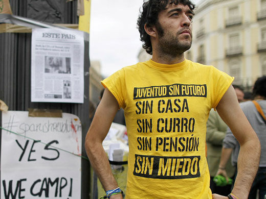 Concentración en la Puerta del Sol de Madrid