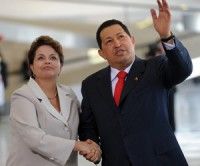 Dilma Rousseff y Hugo Chavez