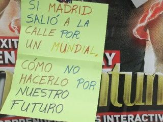 Indignados en la Puerta del Sol