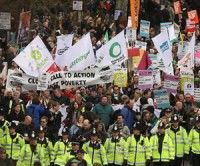 Protestas en Gran Bretaña