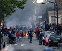 Protestas en Londres. Foto: AFP