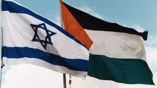 Banderas de Israel y Palestina