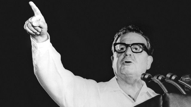 Salvador Allende, presidente de Chile entre el 4 de noviembre de 1970 y el 11 de septiembre de 1973.