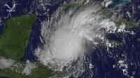 El huracán Rina sobre el mar Caribe. Foto: NOAA/ AFP