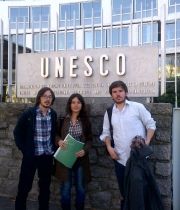 Dirigentes estudiantiles chilenos en la UNESCO