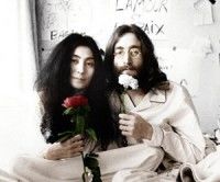 Yoko Ono y John Lennon
