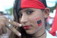 La juventud y sobre todo la mujer nicaraguense han sido protagonistas en la campaña electoral. Foto: JAIRO CAJINA