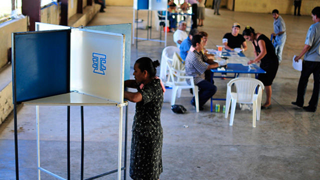 Las elecciones en Guatemala aunque transcurrieron tranquilas, hubo muy poca afluencia de votantes.