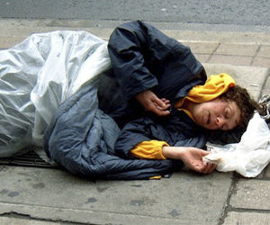 Personas sin hogar en Estados Unidos