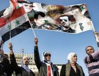 Maniestaciones en Siria a favor de Bassad. Foto: AFP