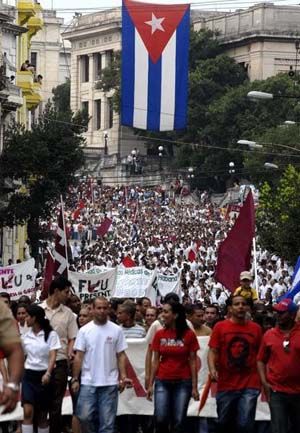 Marcha homenaje estudiantil