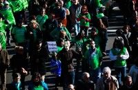 Protesta de profesores y alumnos en España. Foto: REUTERS/Susana Vera