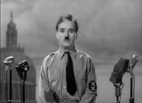 Charles Chaplin en el Gran Dictador