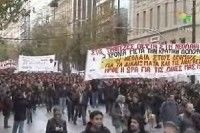 Marcha en Grecia recuerda a jóven muerto por la policia. Foto: TeleSUR