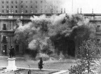 Bombardeos en La Moneda, Santiago de Chile, 11 de septiembre de 1973