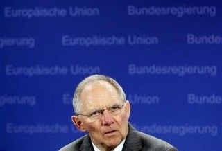 Wolfgang Schäuble en una rueda de prensa tras un encuentro del Eurogrupo celebrada el 21 de febrero en Bruselas. Foto: REUTERS