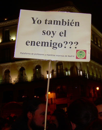 Solidaridad con Valencia en la Puerta del Sol
