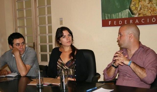 Delegacion chilena comparte con la FEU cubana 