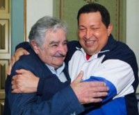 Los presidentes de Uruguay y Venezuela