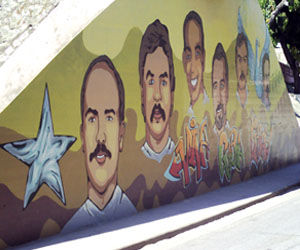 Dedicado un mural a los Cinco en Contramaestre