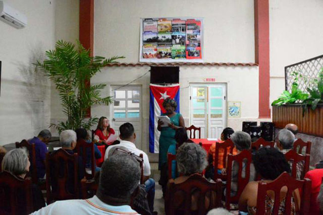 Asamblea de rendición de cuenta en Matanzas. Foto: Randy Perdomo García