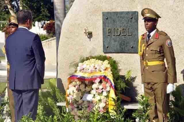 Rafael Correa rinde homenaje a Fidel Castro