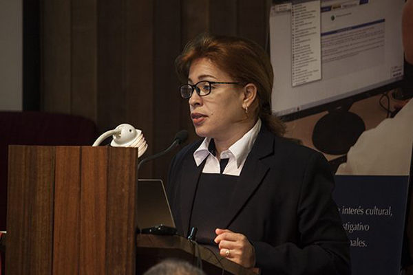 Tania Velázquez Rodríguez, Directora Central de la Dirección Central de Comercial y Mercadotecnia de ETECSA. Foto: Tomada de Cubadebate