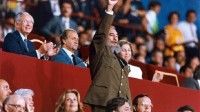 Fidel Castro en Barcelona un 26 de Julio