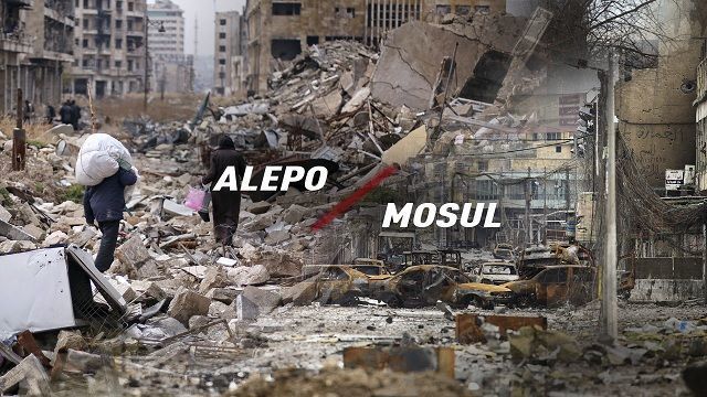 Alepo y Mosul ciudades ocupadas por el terrorismo