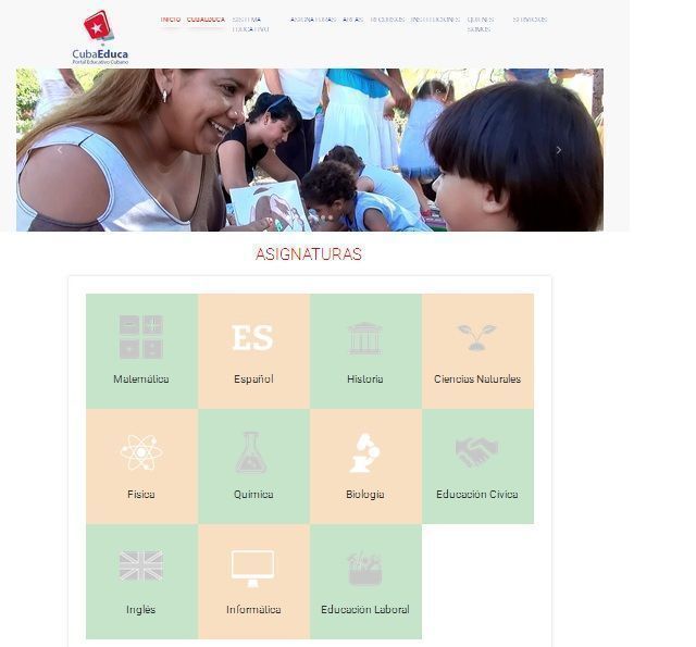 Nueva visualidad y la opción del Repasador en línea son algunas de las prestaciones que estrenará el portal CubaEduca