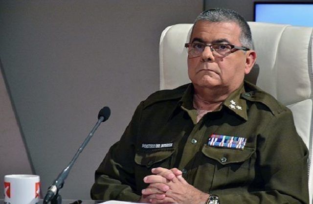 El coronel Víctor López Bravo, jefe del Departamento Nacional de Capitanías de Puerto de la Jefatura Tropas Guardafronteras.