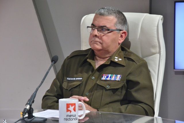 El coronel Víctor López Bravo, jefe del Departamento Nacional de Capitanías de Puerto de la Jefatura Tropas Guardafronteras.