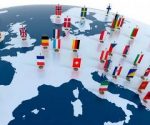 Los 28 estados miembros de la Unión Europea. Fotomontaje tomado de www.mooremarket.es
