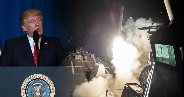 Donald Trump ordena lanzar misiles contra Siria 