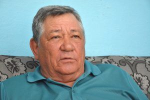 Rey Rolando Rondón Tamayo, tres veces Héroe Nacional del Trabajo y nueve Héroe de la Zafra, dialoga con la Agencia Cubana de Noticias, en la ciudad de Bayamo, provincia de Granma, Cuba, 25 de abril de 2018. ACN FOTO/Armando Ernesto CONTRERAS TAMAYO