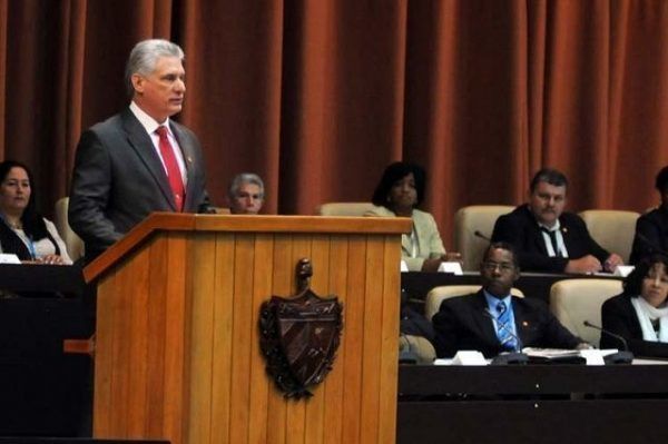En su primer discurso al país, en la jornada final de las sesiones constitutivas de la IX Legislatura del Parlamento.