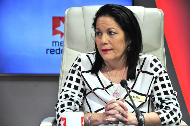 Grisell Reyes León, Presidenta del Grupo Empresarial de Informática y Comunicaciones.