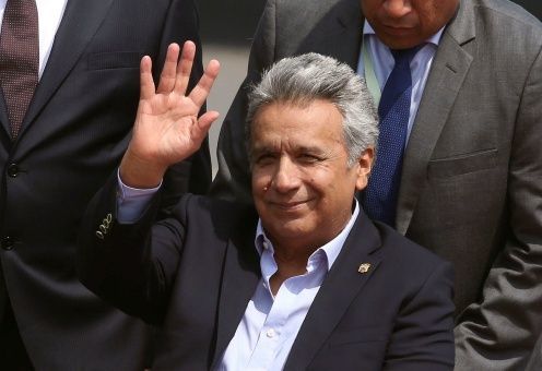 El próximo 24 de mayo, Moreno cumplirá un año en su gestión como presidente. Foto: Reuters 
