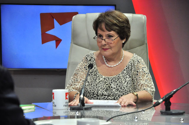 Directora de Ciencia y Técnica del Ministerio de Educación Superior (MES), Ondina Jacinta León Díaz