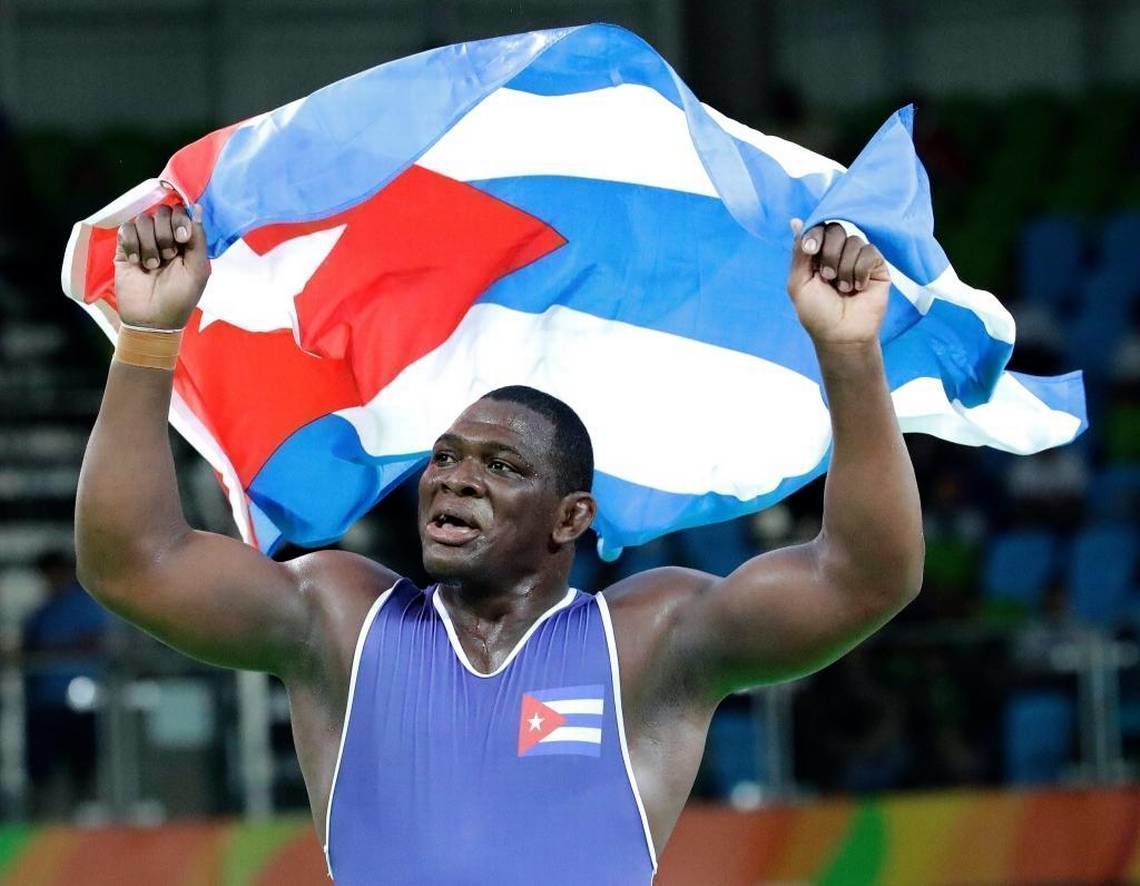 Mijaín López es uno de los principales exponentes de la selección de lucha cubana en los Juegos Centroamericanos